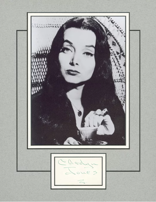 Carolyn Jones autograph
