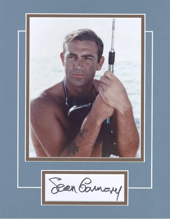 Sean Connery autograph