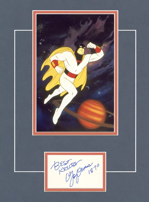 Space Ghost autograph
