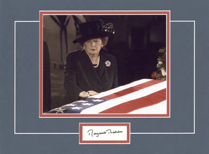 Margaret Thatcher autograph