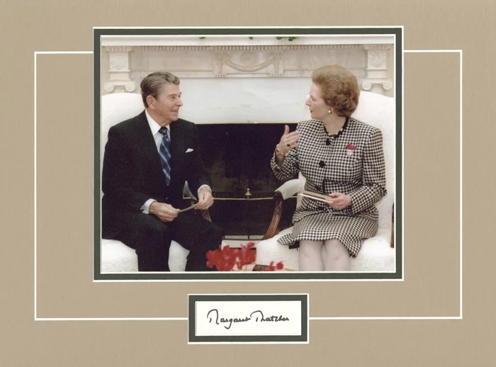 Margaret Thatcher autograph