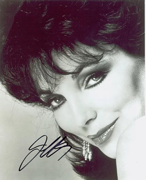 Joan Collins autograph