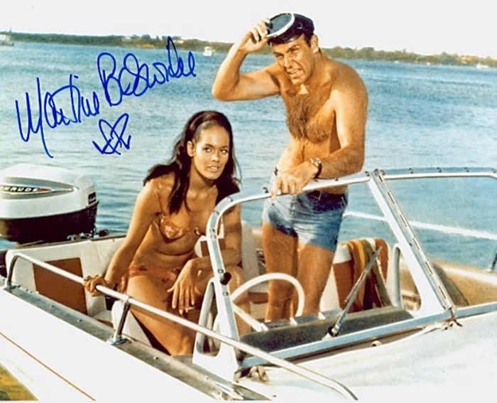 Martine Beswick autograph