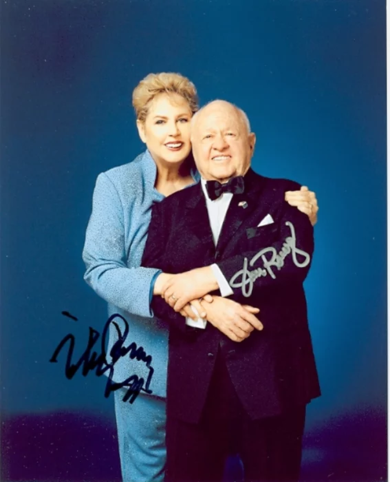 Mickey and Jan Rooney autograph