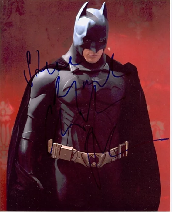 Christian Bale autograph