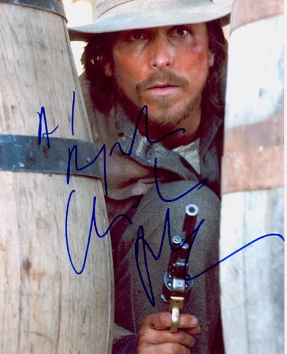 Christian Bale autograph