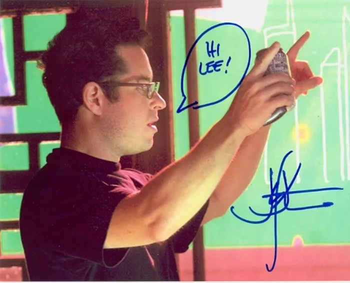 J.J. Abrams autograph