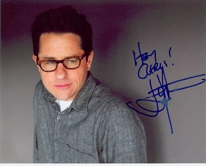 J.J. Abrams autograph