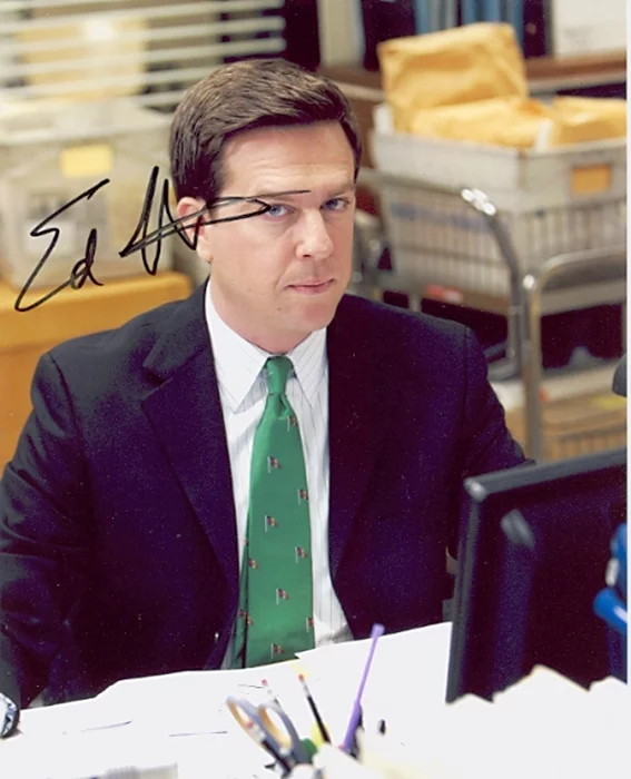 Ed Helms autograph