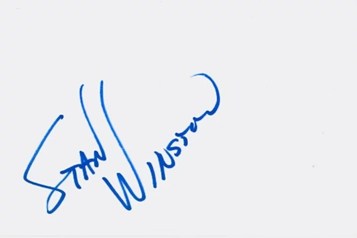 Stan Winston autograph