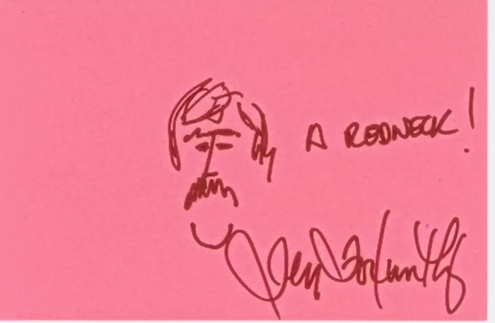 Jeff Foxworthy autograph