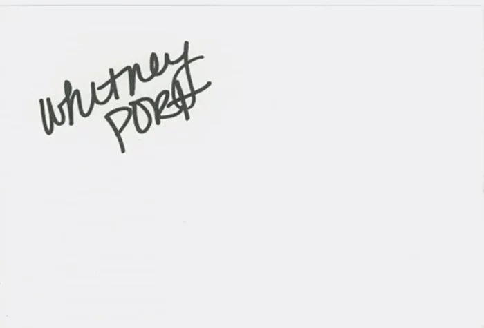 Whitney Port autograph