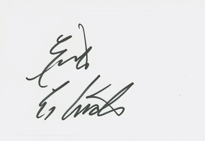 Erik Estrada autograph