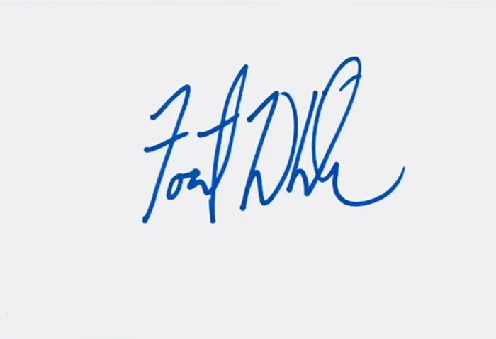 Forest Whitaker autograph