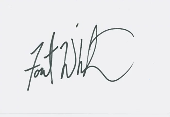 Forest Whitaker autograph