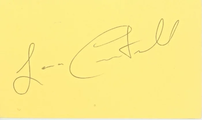 Lana Cantrell autograph