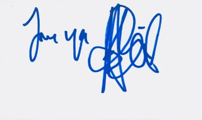 Michael Buble autograph