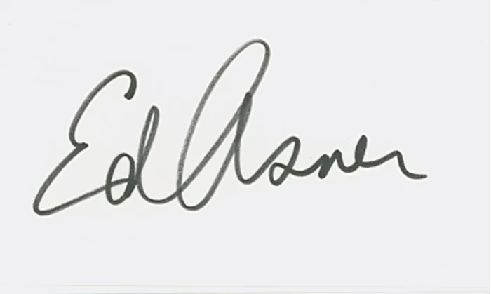 Ed Asner autograph