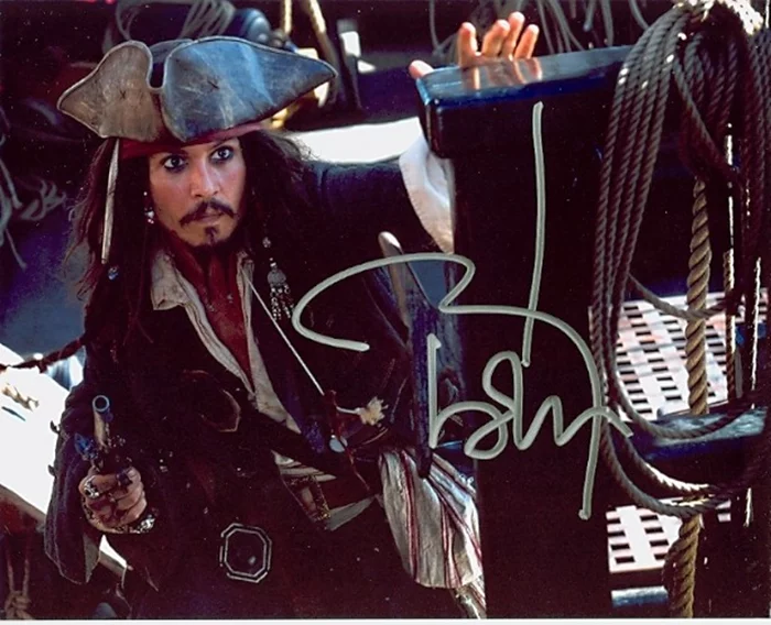 Johnny Depp autograph