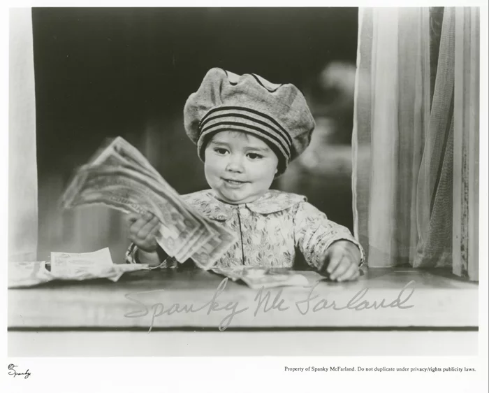 Spanky McFarland autograph