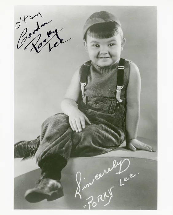Eugene 'Porky' Lee autograph