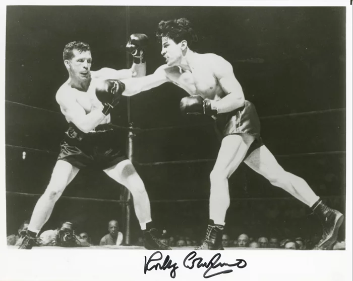 Rocky Graziano autograph