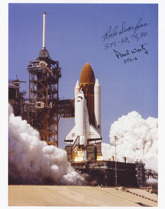 Space Shuttle autograph