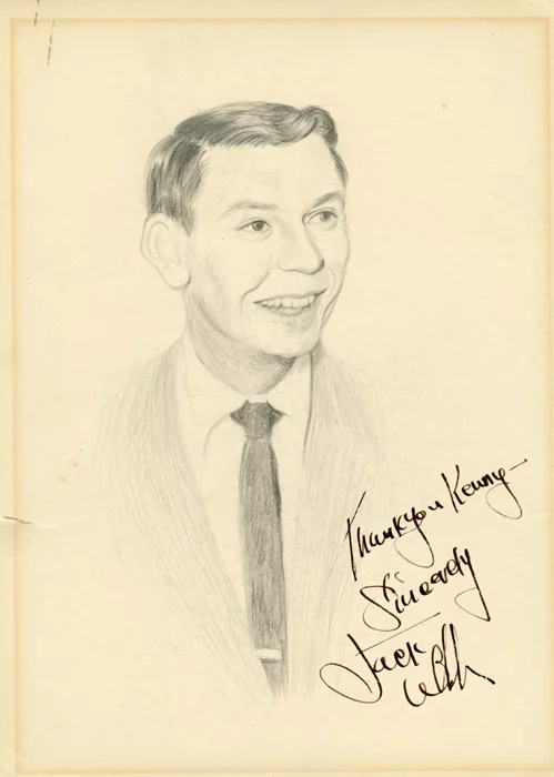 Jack Webb autograph