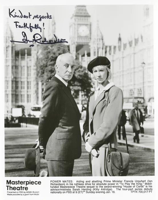 Ian Richardson autograph