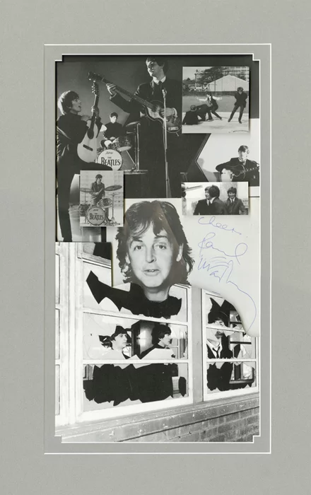 Paul McCartney autograph