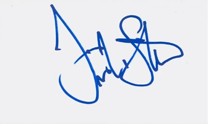 Fisher Stevens autograph