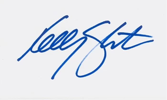 Kelly Slater autograph