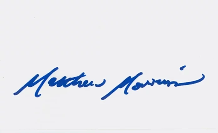 Matthew Morrison autograph
