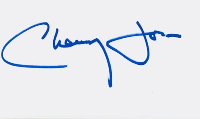 Cherry Jones autograph