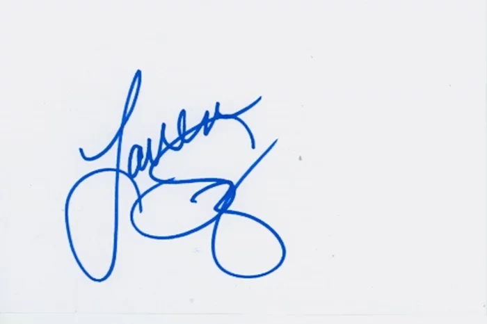 Lauren Sanchez autograph