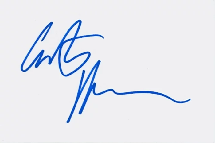 Curtis Hanson autograph