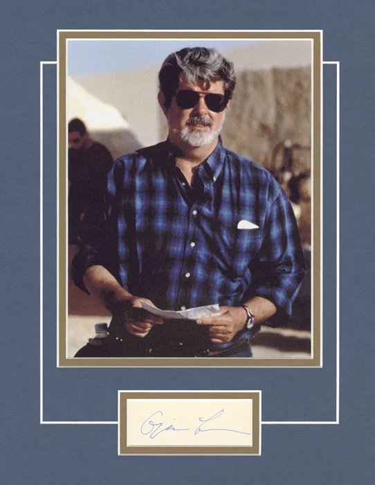 George Lucas autograph