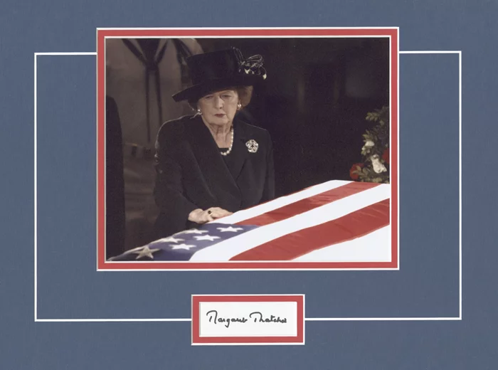 Margaret Thatcher autograph