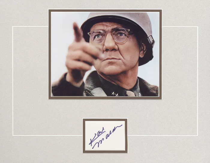 Karl Malden autograph