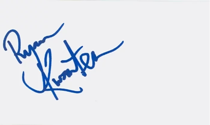 Ryan Kwanten autograph