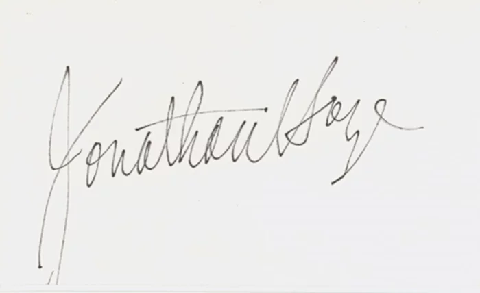 Jonathan Haze autograph