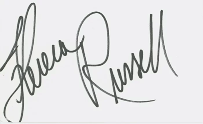 Theresa Russell autograph