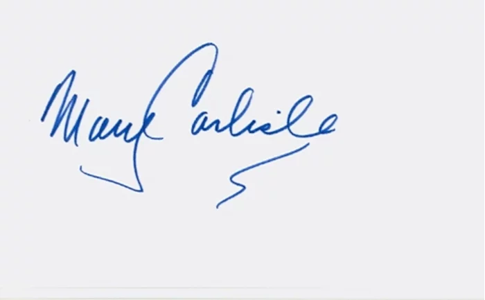 Mary Carlisle autograph