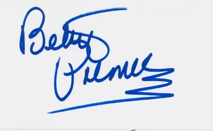 Betsy Palmer autograph