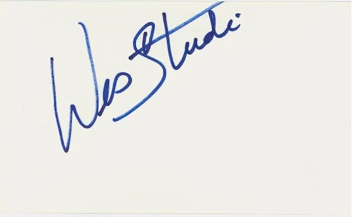 Wes Studi autograph