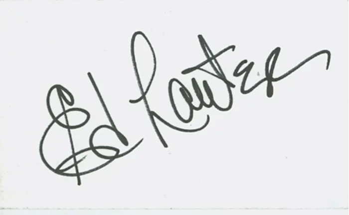 Ed Lauter autograph