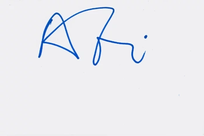 Alessandra Torresani autograph