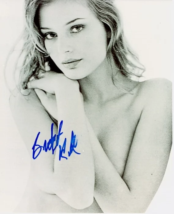 Bridget Hall autograph