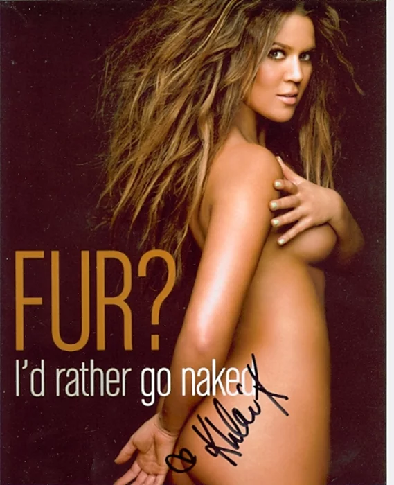 Khloe Kardashian autograph