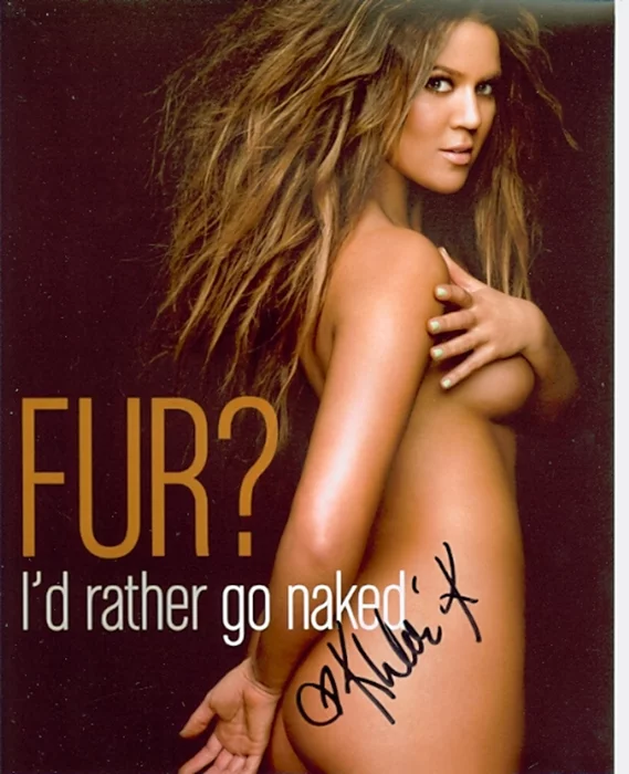 Khloe Kardashian autograph